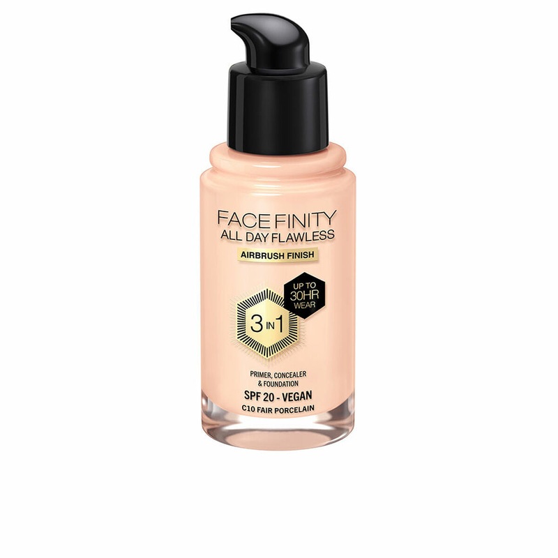 Crme Make-up Base Max Factor Face Finity All Day Flawless 3-in-1 Spf 20 N C10 Fair porcelain 30 ml