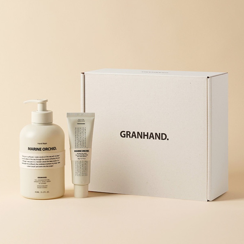 GRANHAND. Hand Cream & Hand Wash Set Marine orchid
