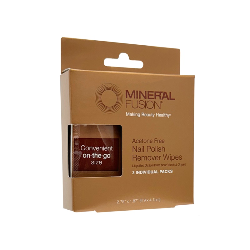 Mineral Fusion Acetone Free Nail Polish Remover Wipe