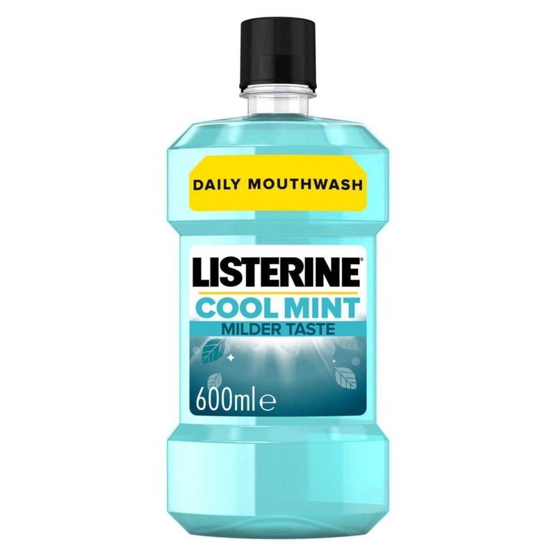 Essentials Cool Mint Milder Taste Mouthwash 600Ml
