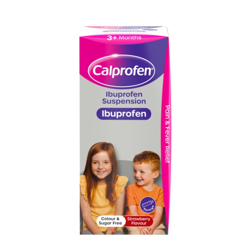 Ibuprofen 100mg/5ml Oral Suspension 3+ Months 100ml