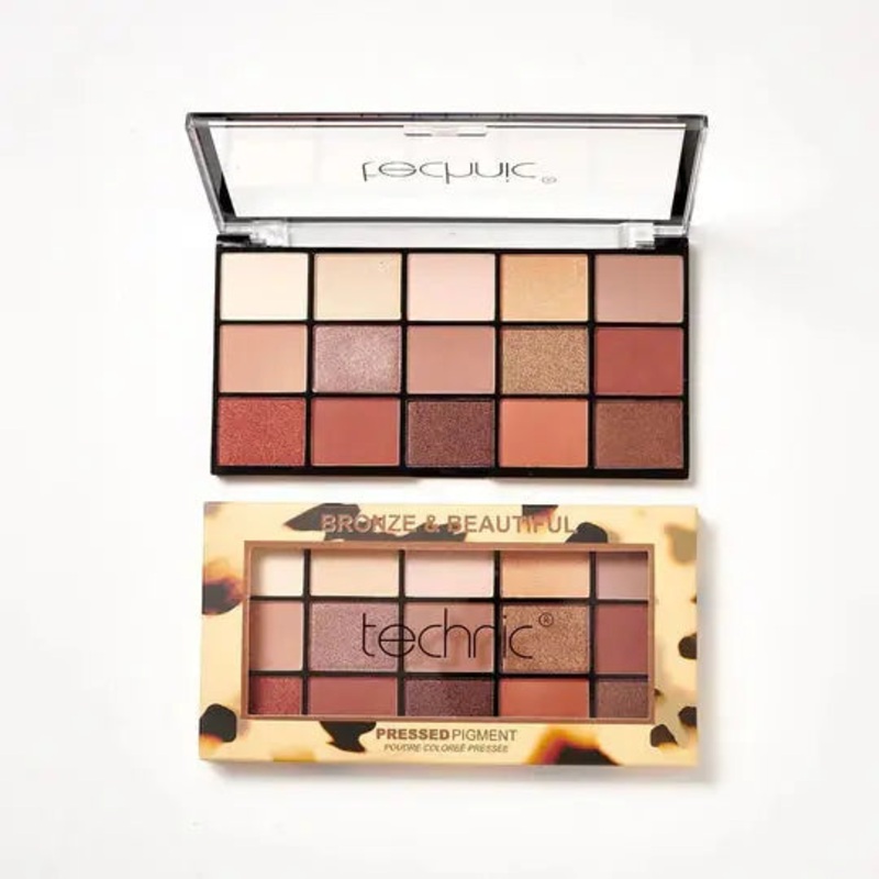 Technic X 15 Colours Eyeshadow Palette - Bronze & Beautiful