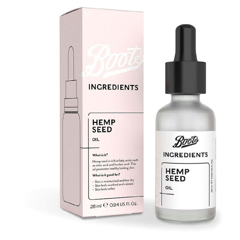 Boots Ingredients Hemp SeedOil 28ml
