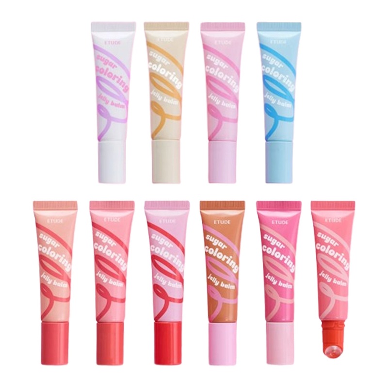 ETUDE Sugar Coloring Jelly Balm 9g 10 Colors 01 Glaze