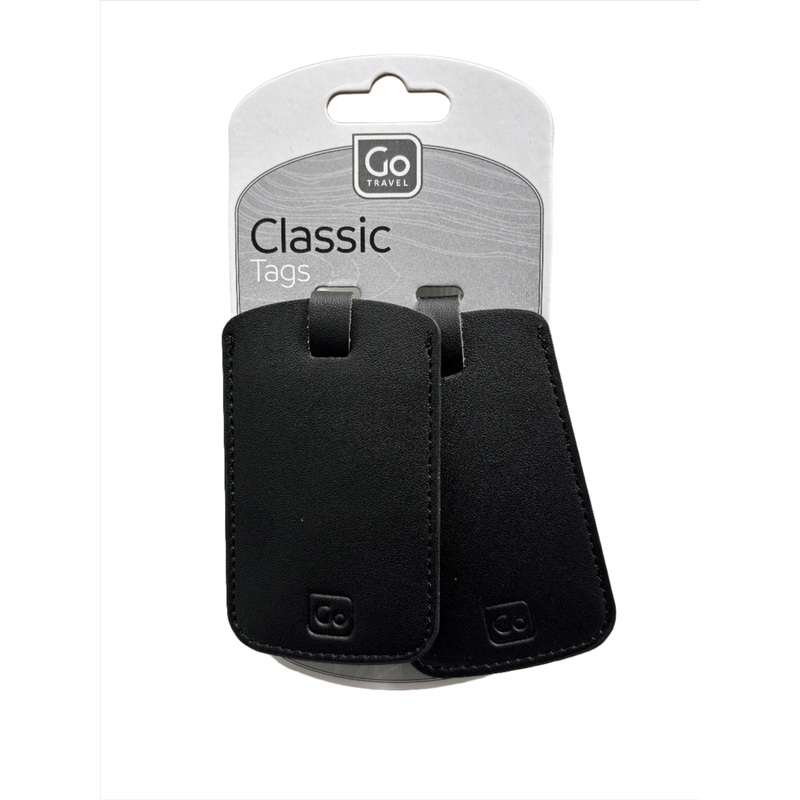 Luggage Labels (Black) 2 units