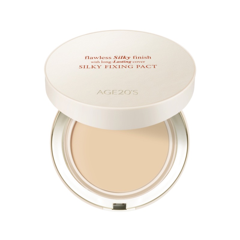 AGE20's Silky Fixing Pact SPF50+ PA++++ 14g No. 21 Light Beige