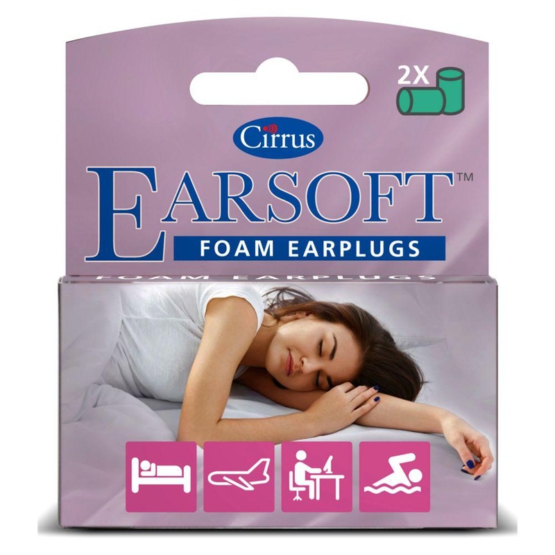 Foam Earplugs - 2 Pairs