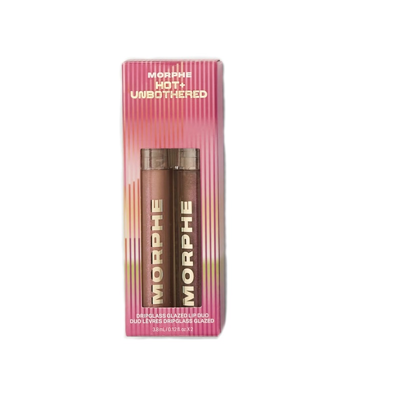Morphe Hot & Unbothered Dripglass Glazed Lip Duo H