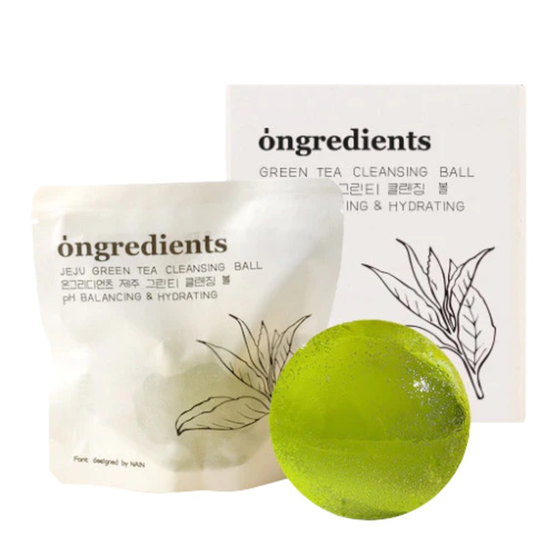 Ongredients Jeju Green Tea Cleansing Ball 110g