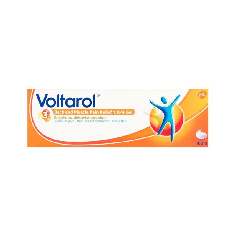 Back and Muscle Pain Relief 1.16% Gel 100g