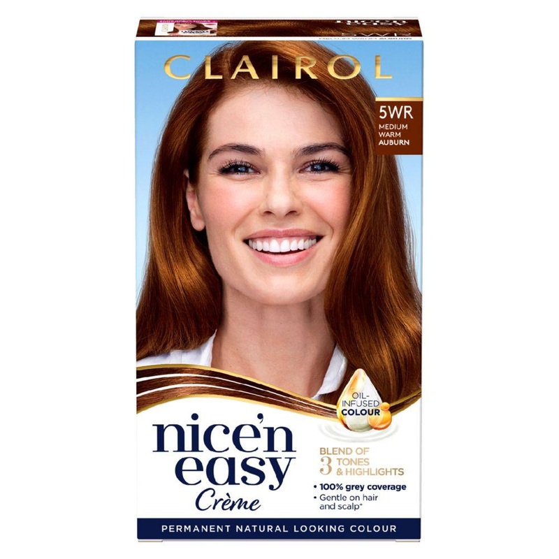 Nice N Easy Permanent Hair Dye 5Wr Medium Warm Auburn 177Ml