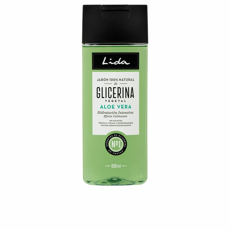 Liquid Body Soap with Aloe Vera Lida Jabn Natural 100 % natural 600 ml