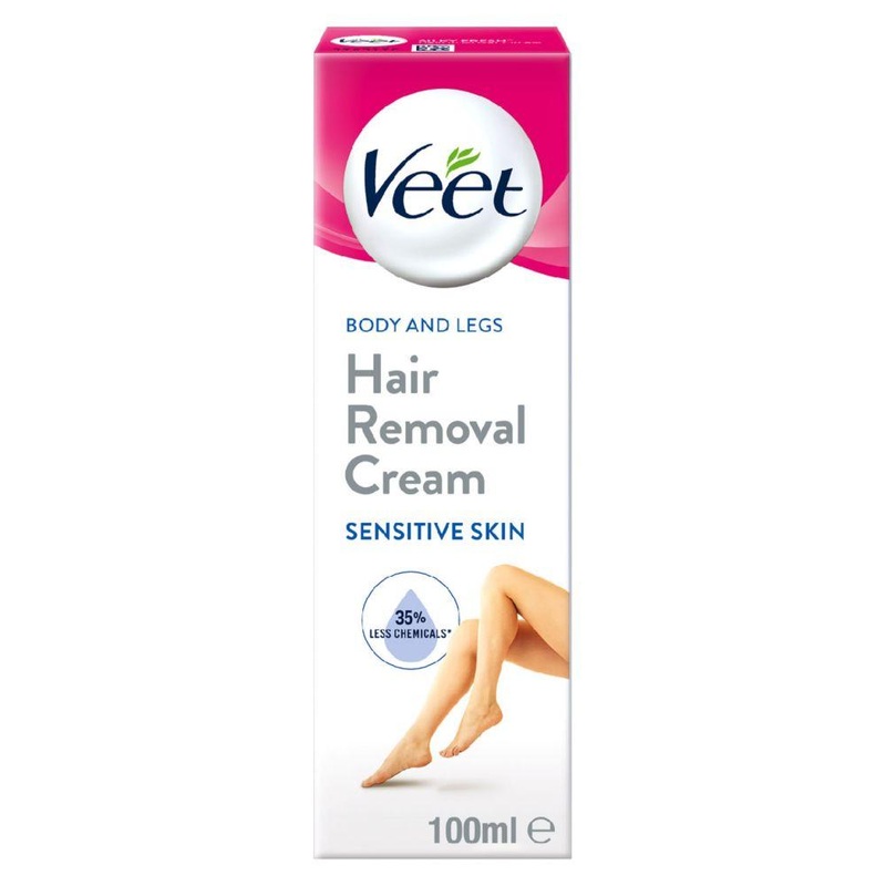 Hair Removal Cream With Aloe Vera & Vitamin E For Sensitive Skin 100Ml