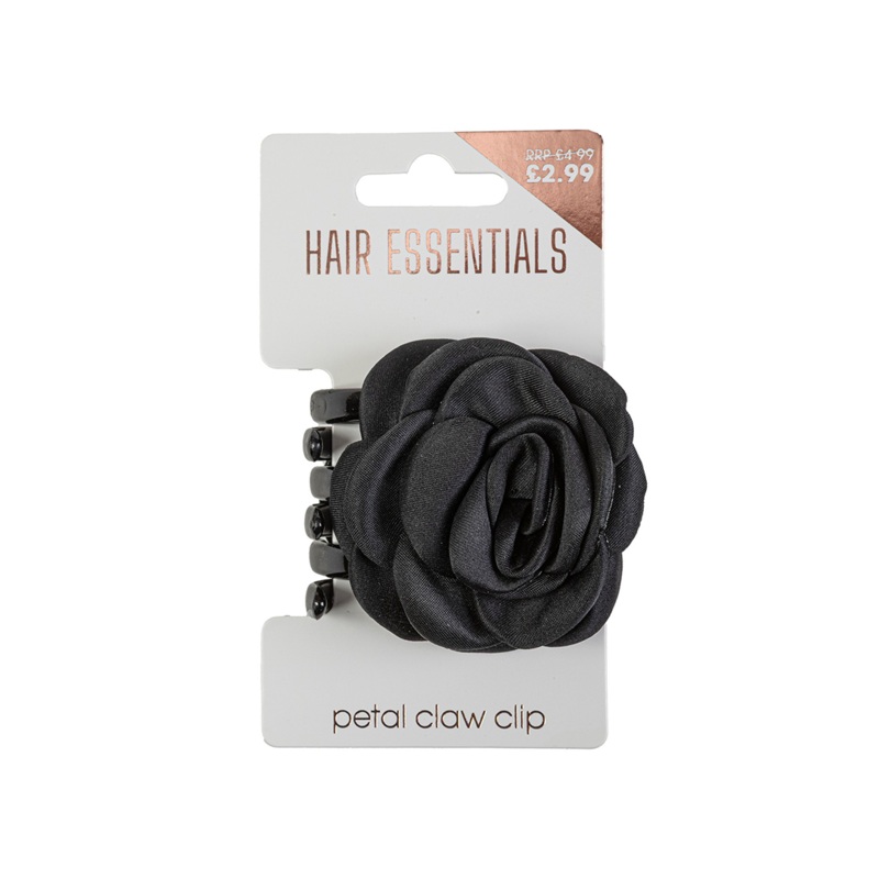 Beauty Outlet Claw Clip Black Petal BEAU534