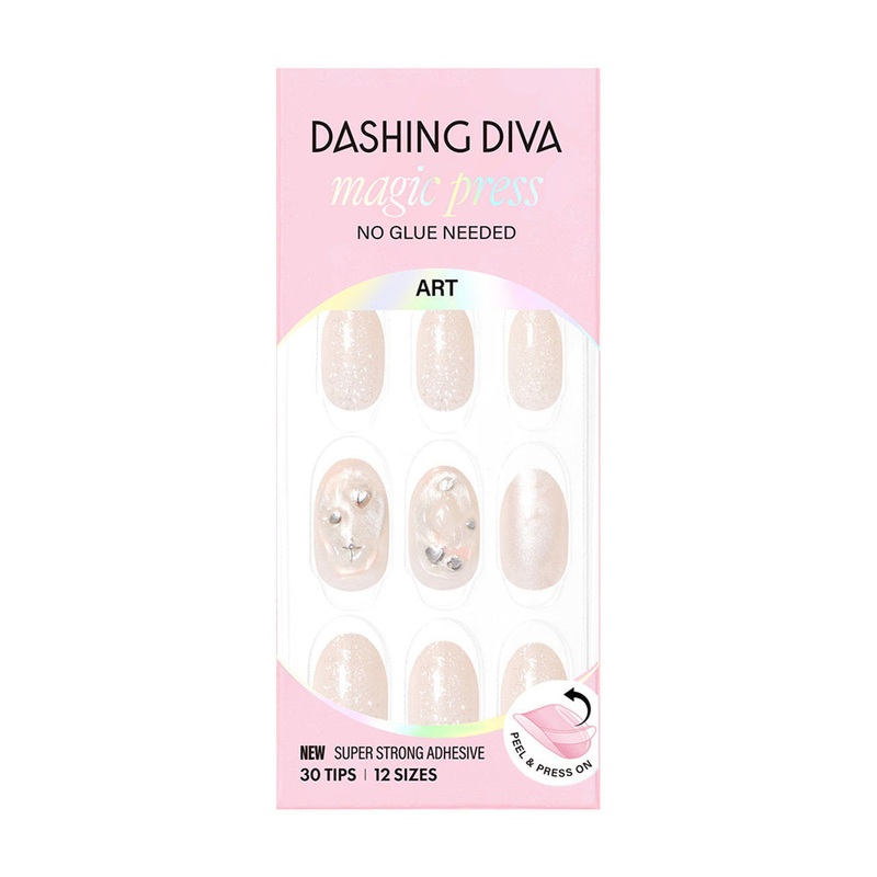 DASHING DIVA Magic Press Nail/Pedi 74 Types Smoke Shade