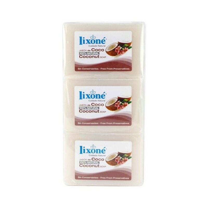 Soap Cake Coco Lixon Coco (3 uds) 125 g