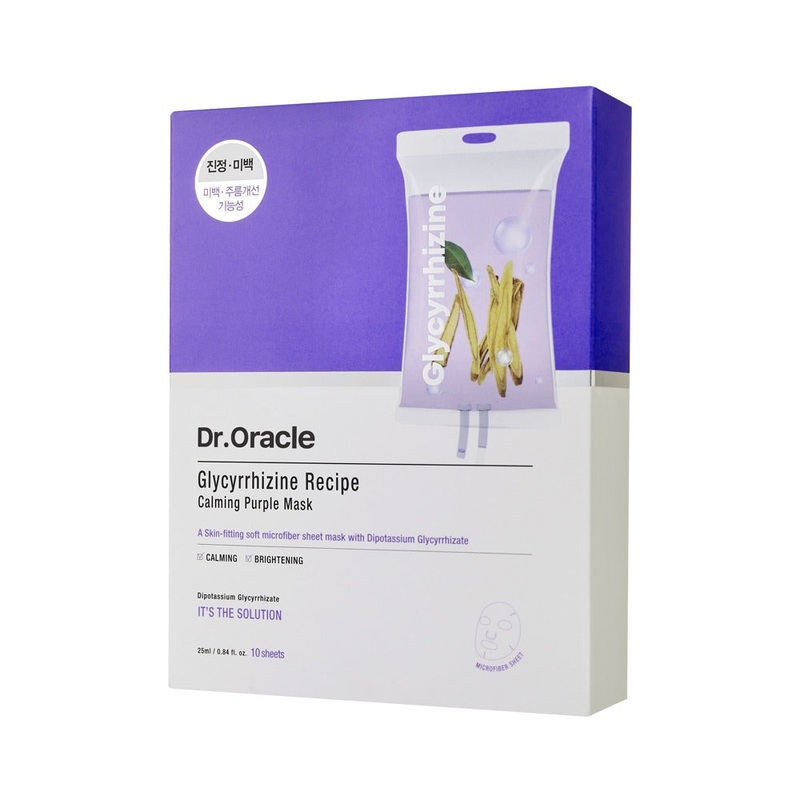 Dr.oracle Glycyrrhizine Recipe Calming Purple Mask 1ea/10ea 1ea