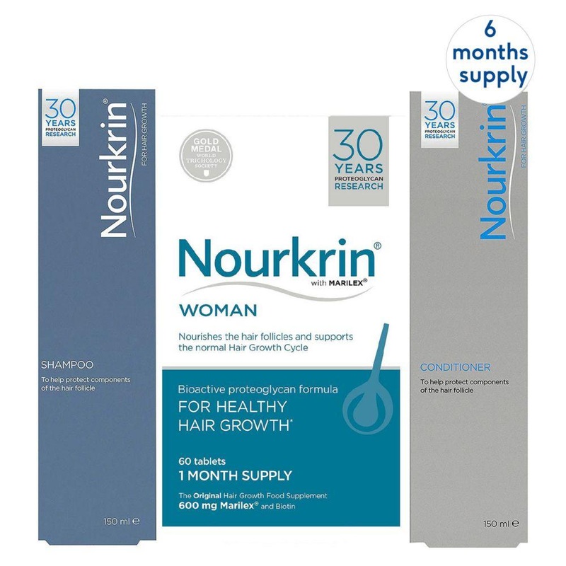 Woman Bundle For Hair Growth + Free Shampoo And Conditioner (6 Months Supply)