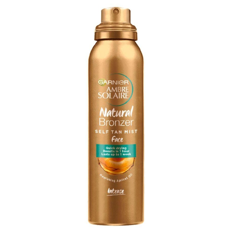Natural Bronzer Quick Drying Dark Self Tan Face Mist 75Ml