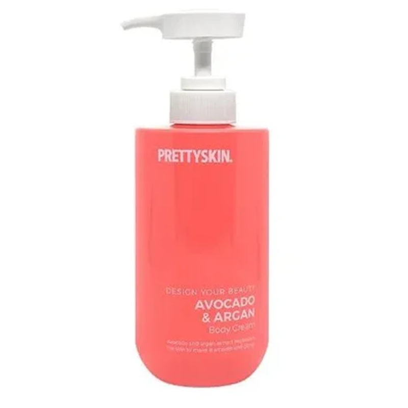 Pretty skin Avocado & Argan Body Cream Pump 500ml