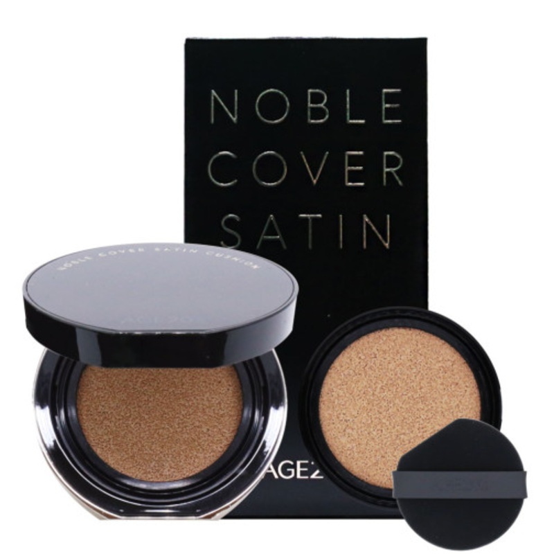 AGE20's Noble Cover Satin Cushion Original 12g + Refill 12g #21 Neutral Ivory