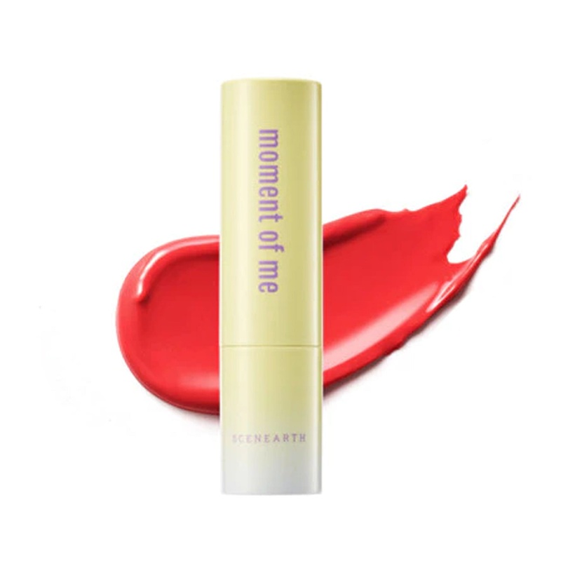 SCENEARTH Moment of Me Vegan Color Lip Balm 3.9g 5 colors 01 Time filled with me (Red)