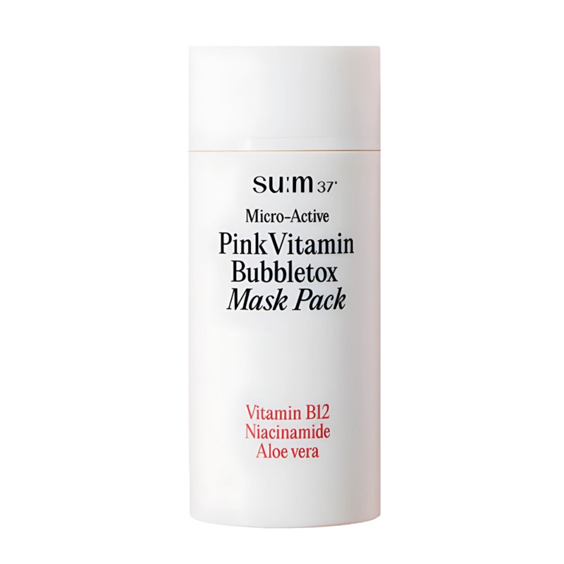 su:m37 Micro-Active Pink Vitamin Bubble Tox Mask Courage Type 100ml