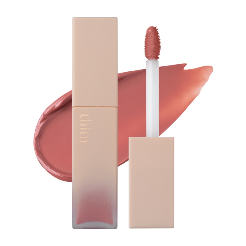 thim Satin Lip Glaze 6g #01 Calm Rose