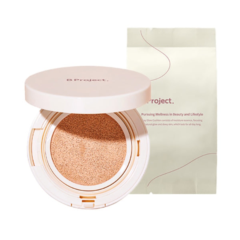 B Project. Stay Glow Cushion 12g + Refill 12g 2 colors 13 Porcelain