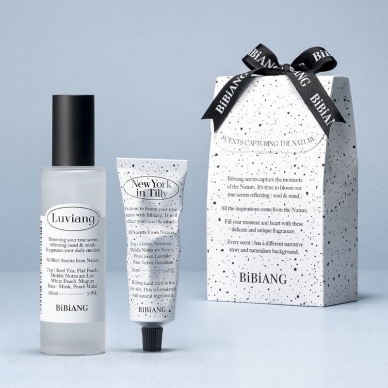 [Gift Packaging] BiBiANG Hair Body Mist & Hand Cream Walnut Greek Green Walnut Greek Green