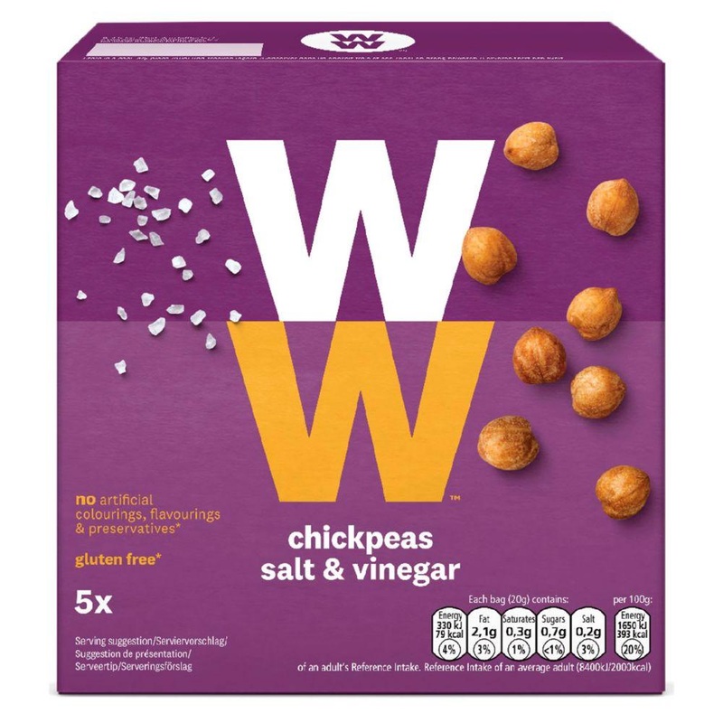Salt & Vinegar Chick Peas 20G X 5Pk - 100G