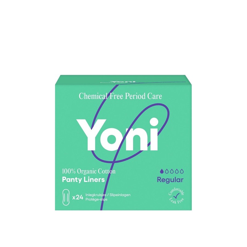 Organic Panty Liners Wrapped 24 units