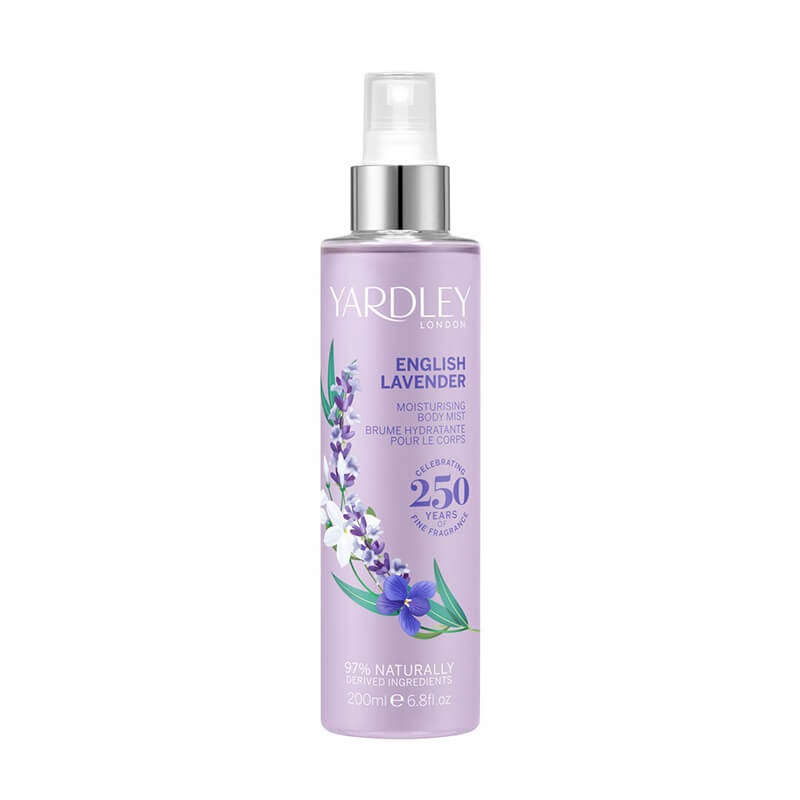 Yardley English Lavender Moisturising Body Mist 200ml (L) SP