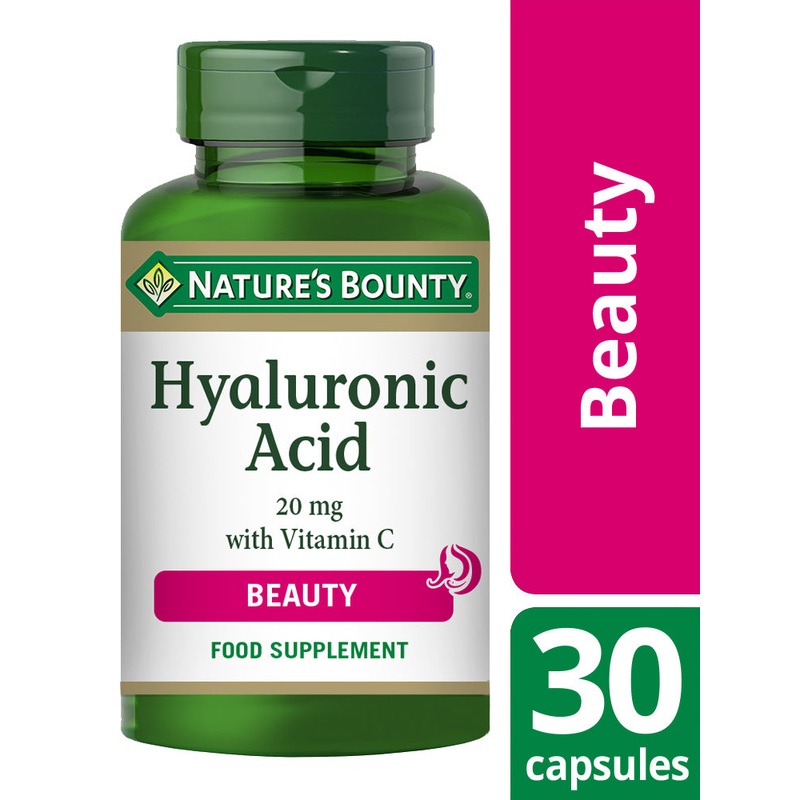 Hyaluronic Acid 20 mg with Vitamin C Capsules 30 capsules