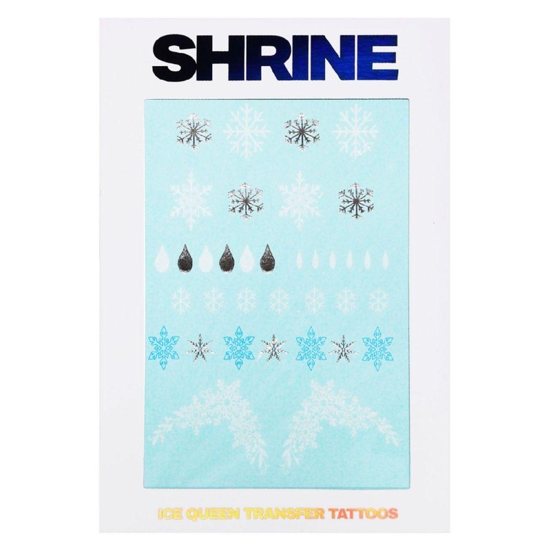Transfer Tattoo Ice Queen Blue