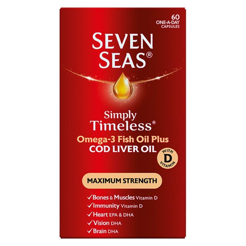 Simply Timeless Maximum Strength Cod Liver Oil - 60 Capsules