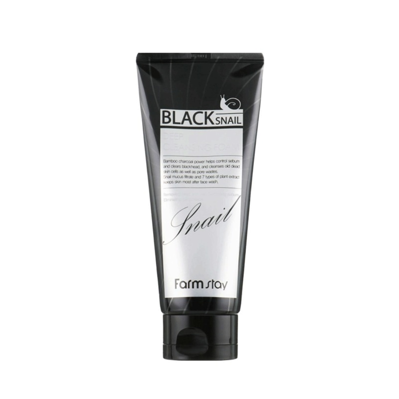 Farmstay Black Snail Deep Cleansing Foam 180ml