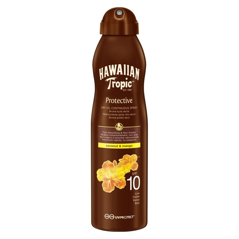 Protective Dry Oil Continuous Spray Spf 10 180Ml