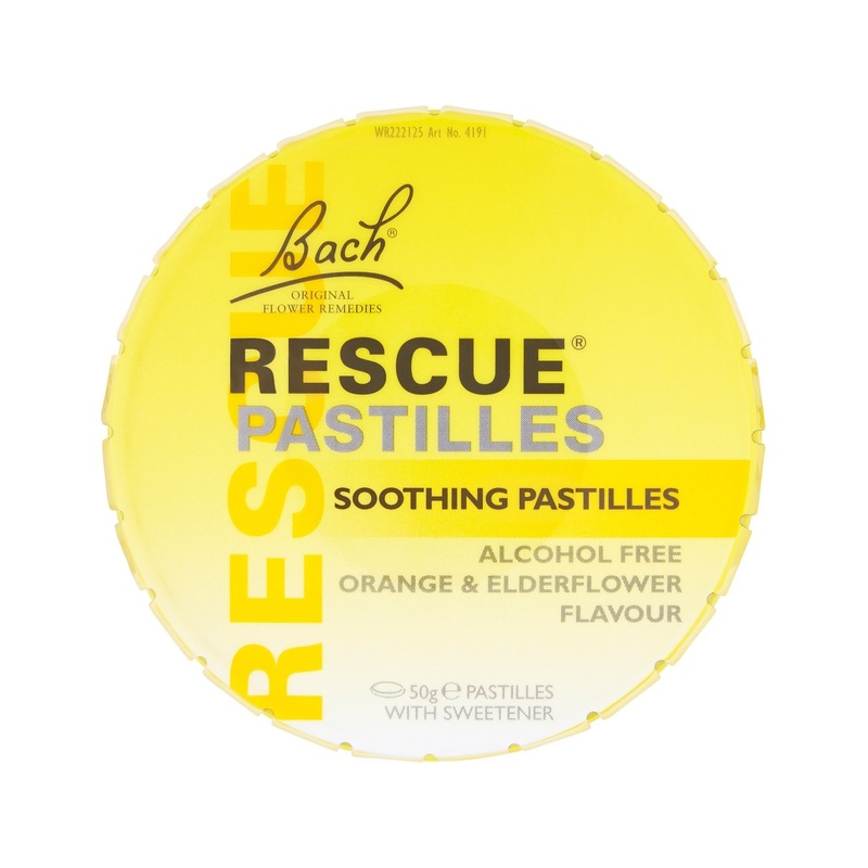 Rescue Soothing Pastilles Orange & Elderflower Flavour 50g