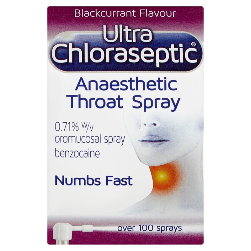Anaesthetic Throat Spray Blackcurrant Flavour 15ml