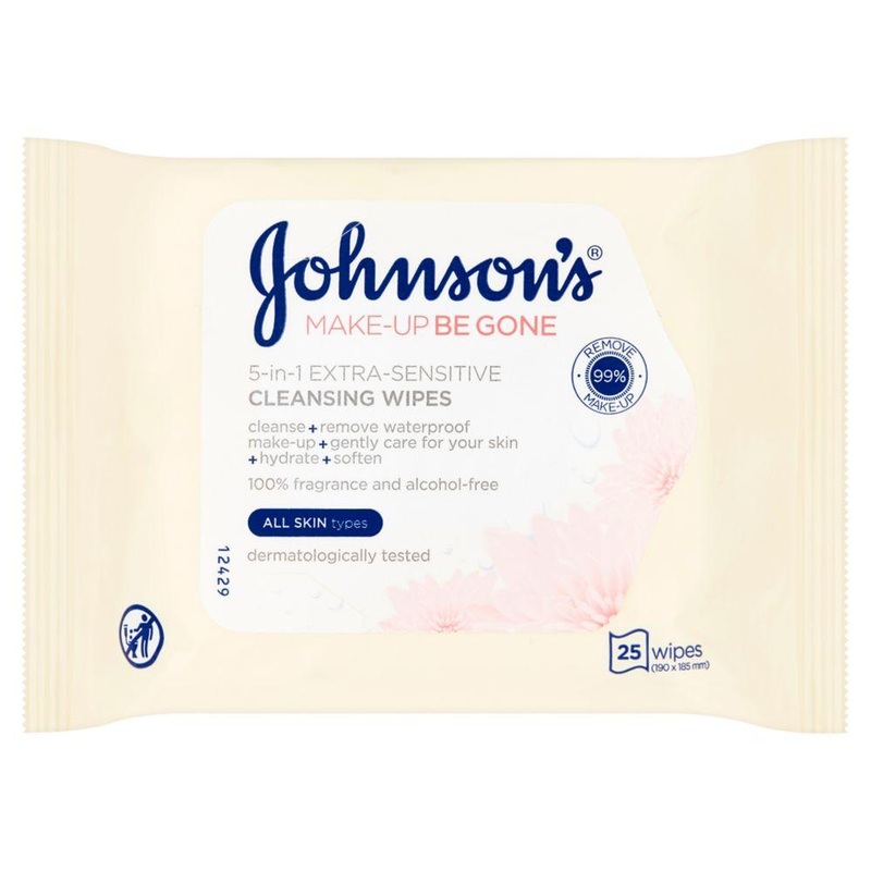 Make-Up Be Gone 5-In-1 Extra-Sensitive Wipes 25 Wipes