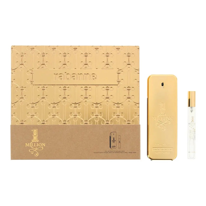 Paco Rabanne 1 Million 2 Piece Gift Set: Eau de Toilette 100ml - Eau de Toilette 10ml