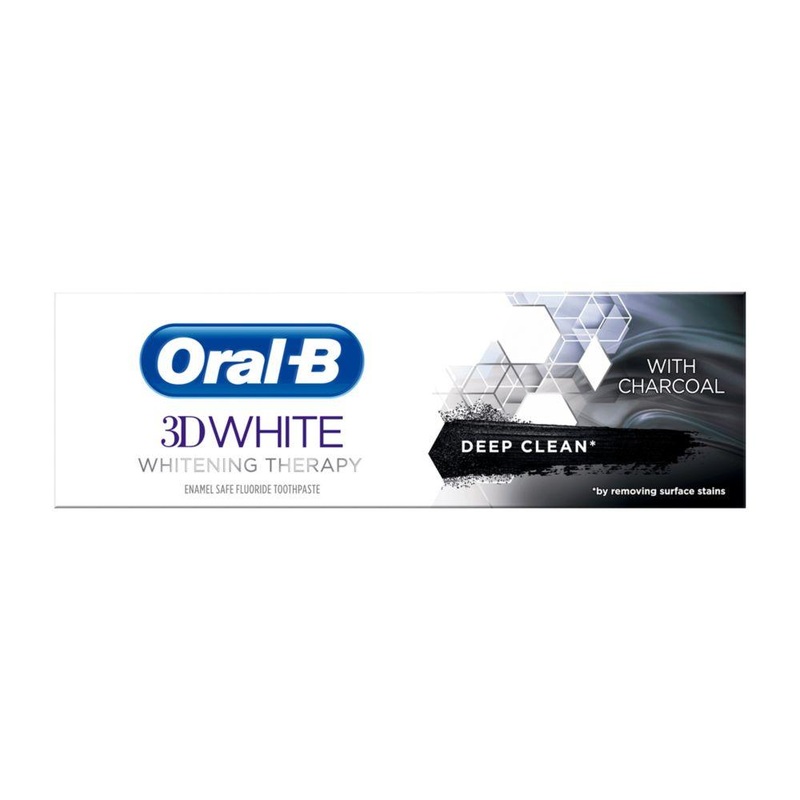 3Dwhite Whitening Therapy Deep Clean Toothpaste With Charcoal 75Ml