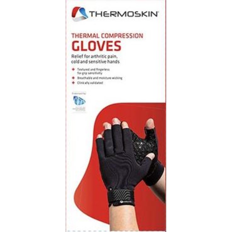 Thermal Compression Gloves Medium Medium Black