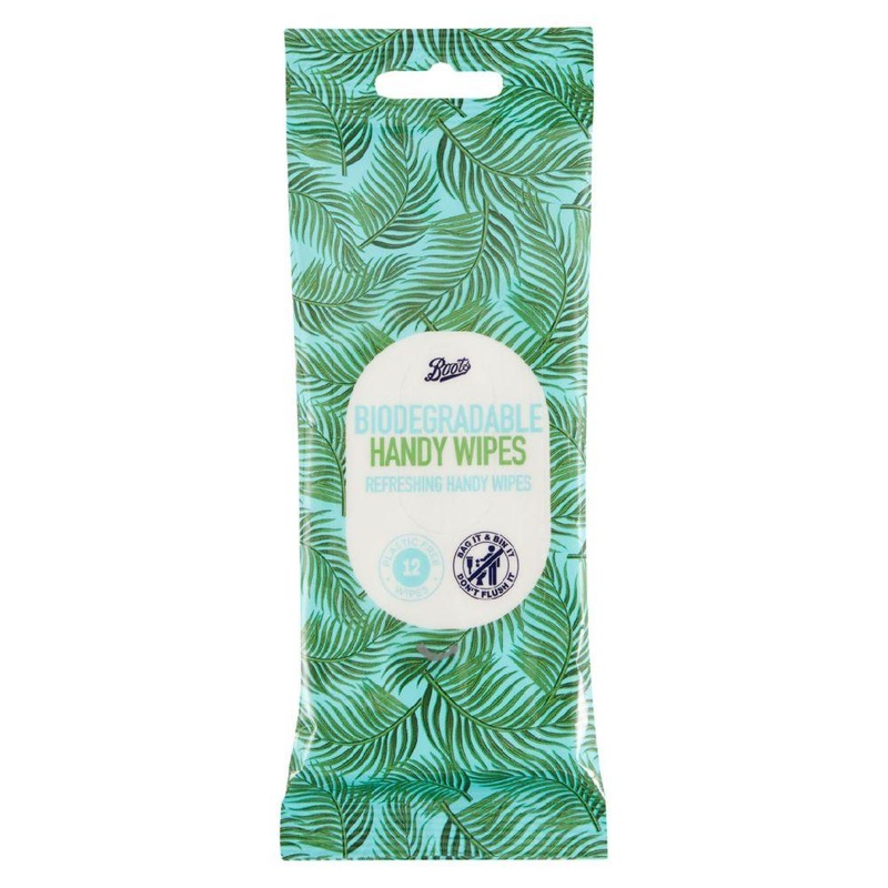 Biodegradable Refreshing Handy Wipes 12 Pack