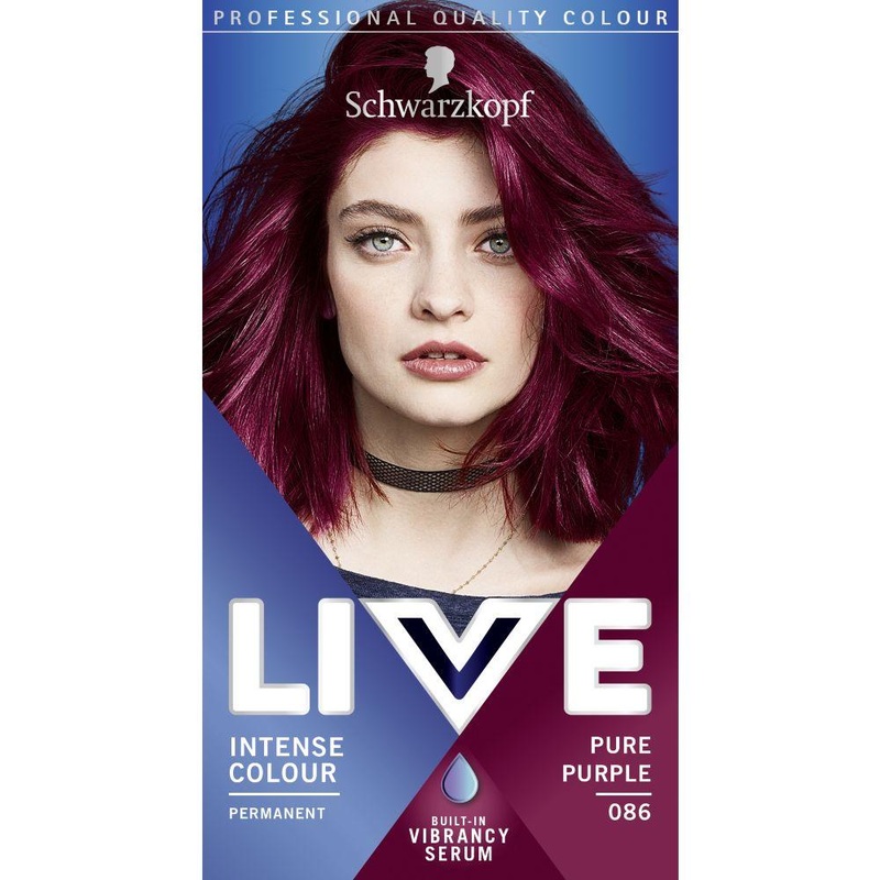 Live Pure Purple 086 Permanent Hair Dye