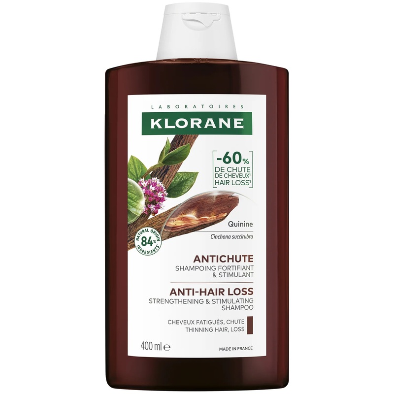 KLORANE Strengthening Shampoo with Quinine and Organic Edelweiss for Hair Thinning, Loss 400ml