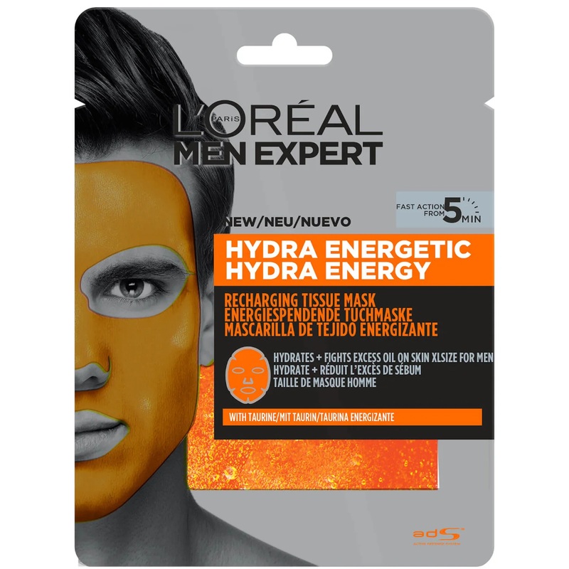 L'Oral Paris Men Expert Hydra Energetic Tissue Mask 30g