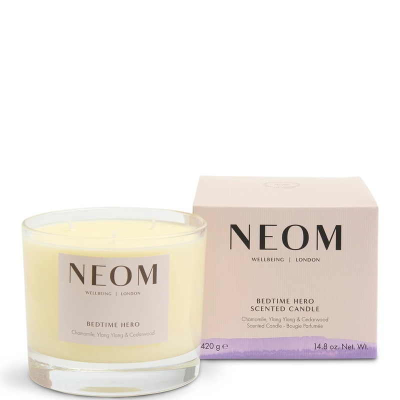 NEOM Wellbeing Bedtime Hero Scented Candle 3 Wick