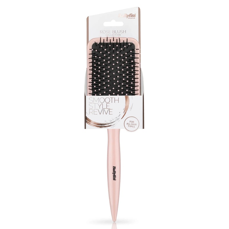 BaByliss Rose Blush Paddle Brush